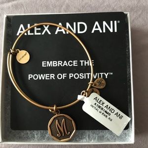 PRICE FIRM ✨Alex and Ani “M” bangle✨